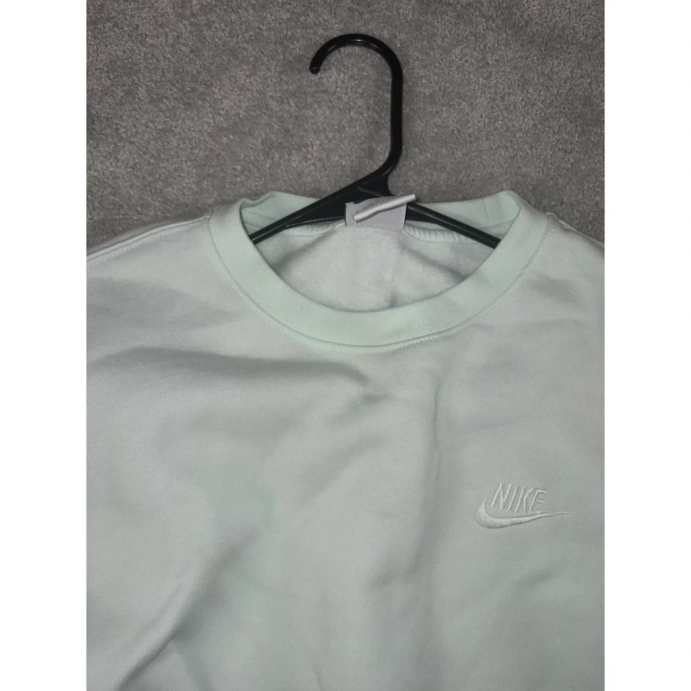Nike Sportswear Fleece Sweatshirt Mint Green Mens Size S